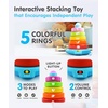image:imageBEST LEARNING Stack amp Learn  Developmental Educational Activity Stacking Toy for 6 or 9 Month Old Baby and Up  First 1 Year Boy Girl Birthday Gift