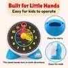 image:imageBEST LEARNING Talking Learning Clock for Kids  Telling Time Teaching Clock with Movable Hands Quiz amp Music Sleep Mode  Toddler Preschool Toy Ages 3 4 5 6 Boy Girl Birthday Gift