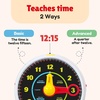 image:imageBEST LEARNING Talking Learning Clock for Kids  Telling Time Teaching Clock with Movable Hands Quiz amp Music Sleep Mode  Toddler Preschool Toy Ages 3 4 5 6 Boy Girl Birthday Gift