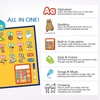 image:imageBEST LEARNING iPoster My Learning Board  Interactive Talking Alphabet Wall Chart Learn ABC 123s amp Music Toy for Toddlers amp Kids at Preschool Kindergarten for Boys amp Girls Ages 3 to 6 Years Old