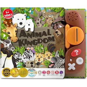image:imageBEST LEARNING Book Reader Animal Kingdom  Educational Talking Sound Toy to Learn Animals with Quiz Games for Kids Ages 3 to 8 Years Old  Ideal 35 Boy or Girl Birthday Gift