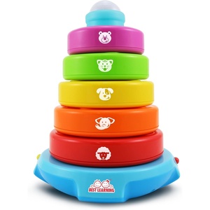 image:imageBEST LEARNING Stack amp Learn  Developmental Educational Activity Stacking Toy for 6 or 9 Month Old Baby and Up  First 1 Year Boy Girl Birthday Gift